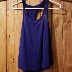 Blue under armour tank top